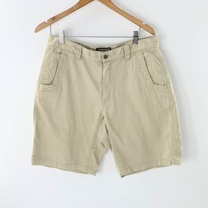 Mountain Khakis Jackson Hole Wyoming Mens Shorts Oatmeal Outdoor Sz34